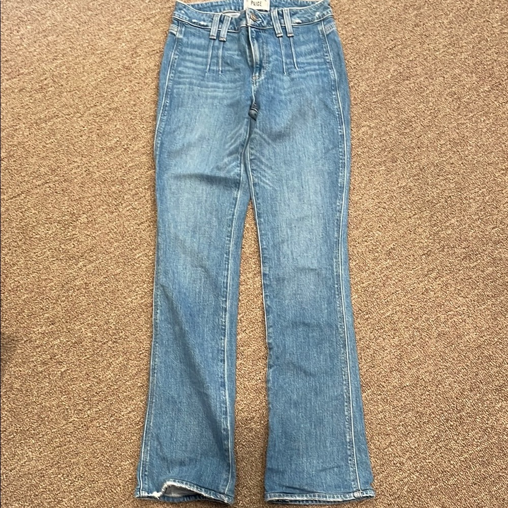 PAIGE Women's Boot Cut Jeans - Blue